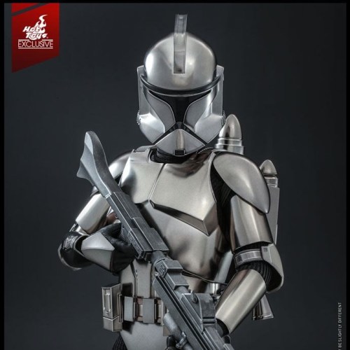Clone Trooper (Chrome Version) 2022 Convention Exclusive Star Wars 1/6 Action Figure by Hot Toys